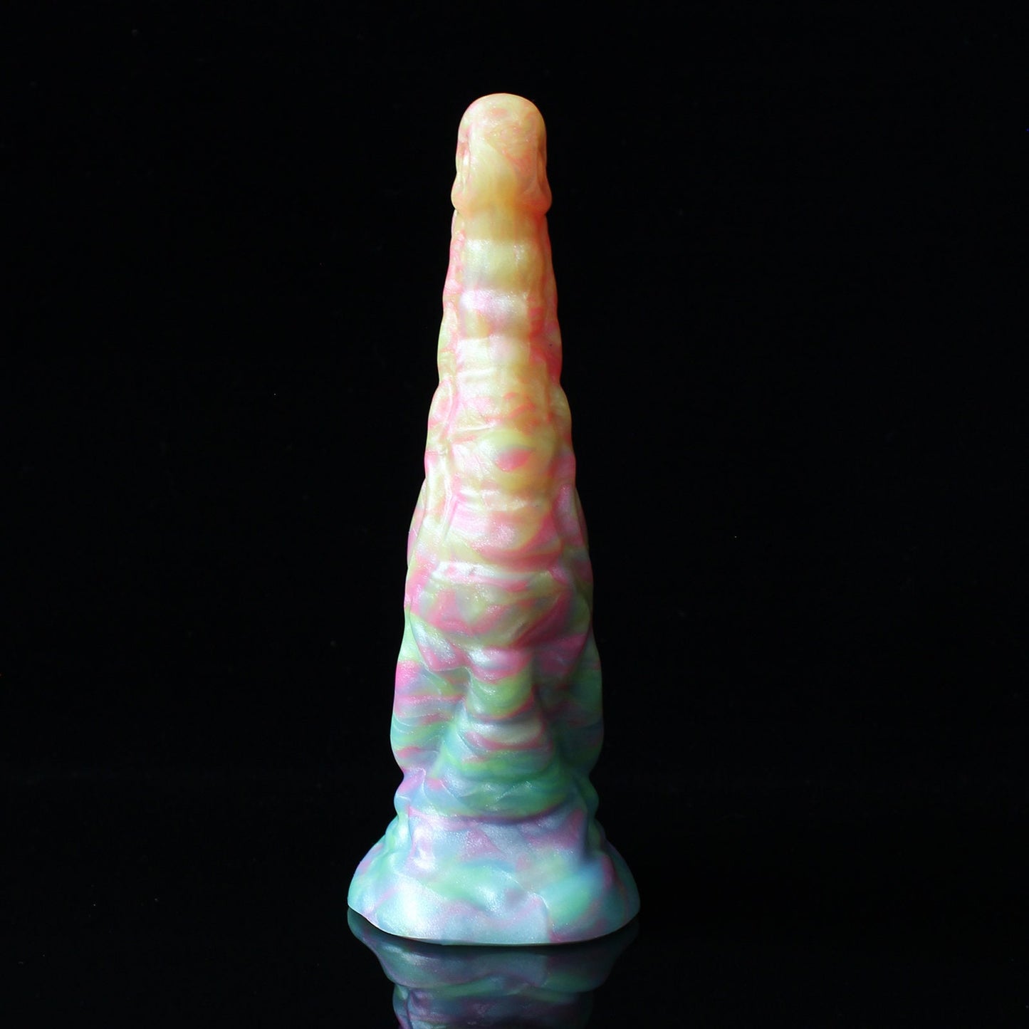 UV-reactive Kraken Silicone Dildo - Size Mini | Medium Firm Firmness | Ready-Made